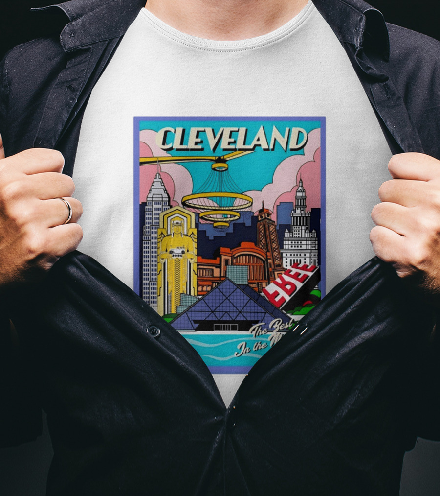 Cleveland The Best In The Midwest Only In Clev T-Shirt