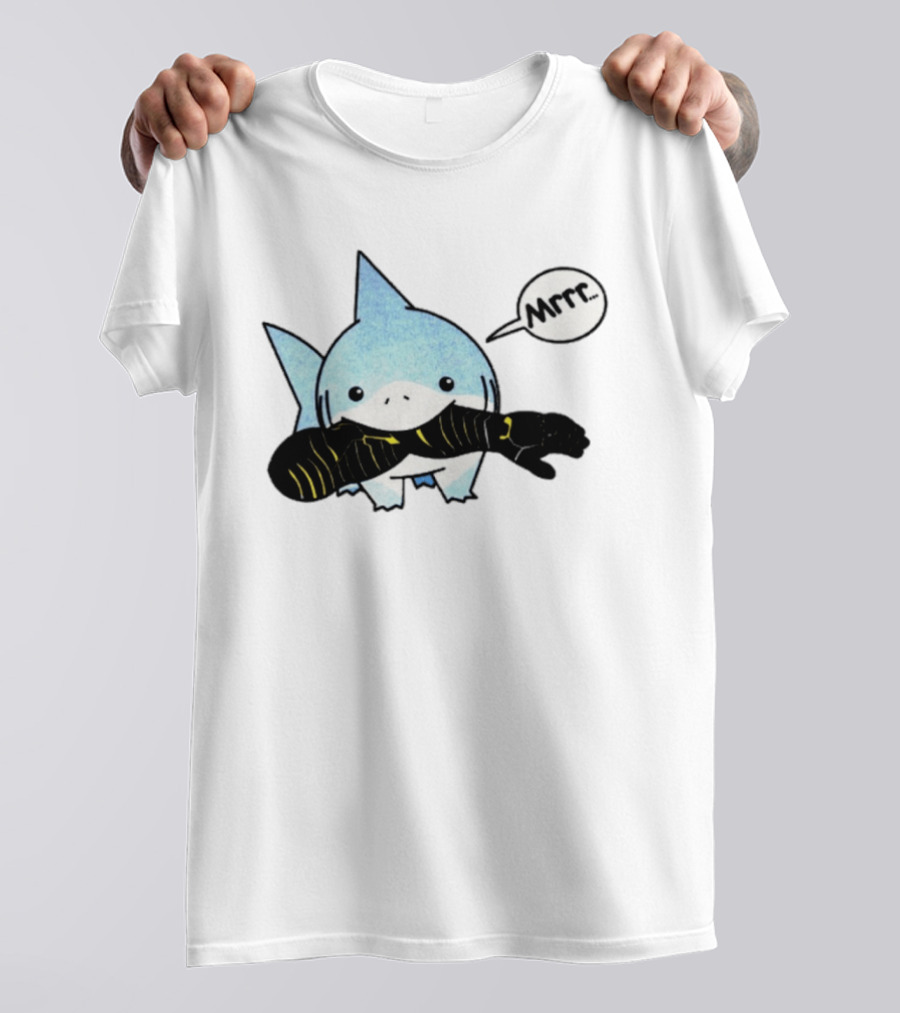Jeff The Land Shark Mrrr Thunderbolts Eating Arm T-Shirt