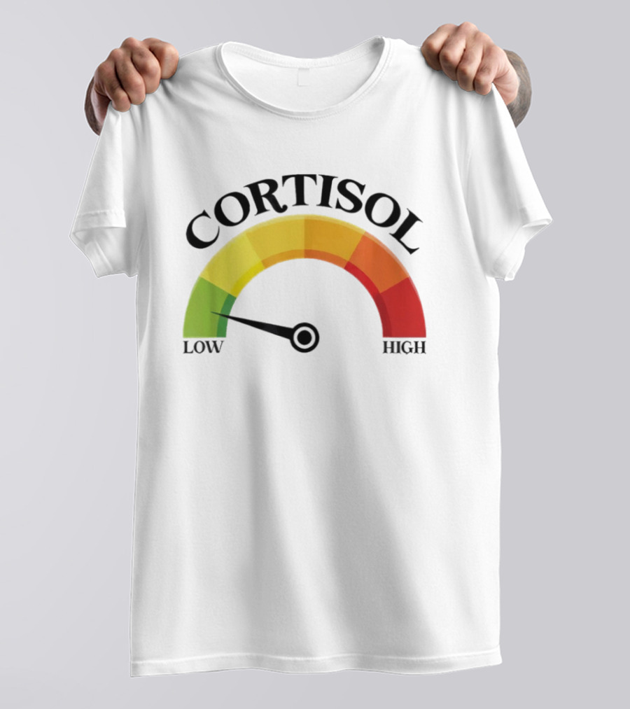 Cortisol Gauge Low Wellness Motivation T-Shirt