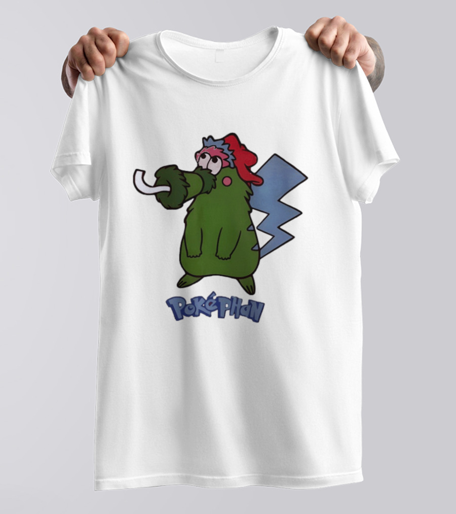 Philadelphia Phillies Pokephan Pikachu Phanatic Collaboration T-Shirt