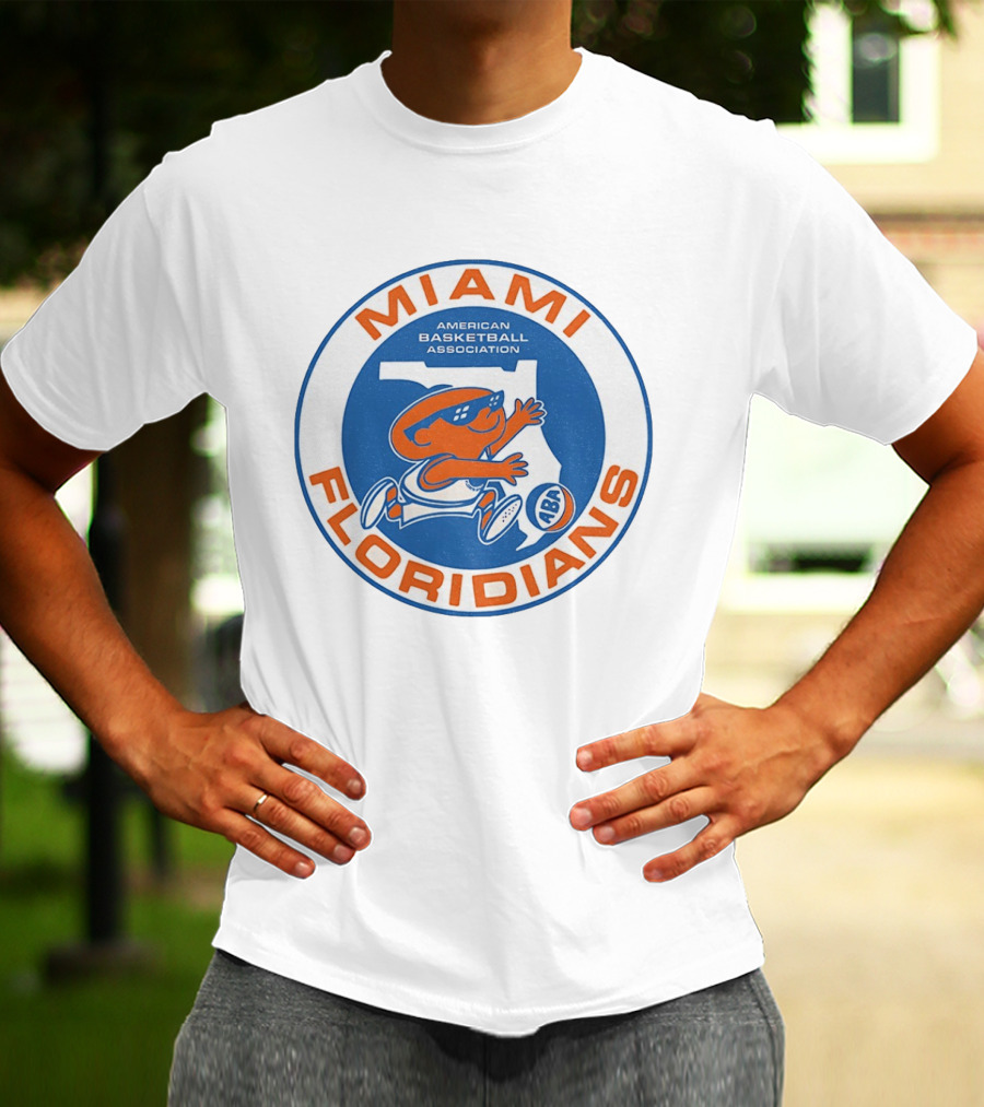 Miami Floridians American Basketball Association Vintage ABA T-Shirt