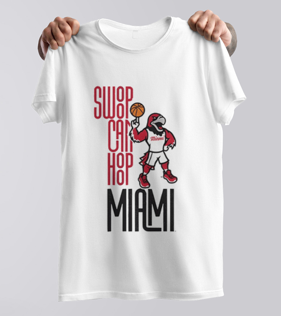 Swoop Can Hoop Miami RedHawks Basketball T-Shirt
