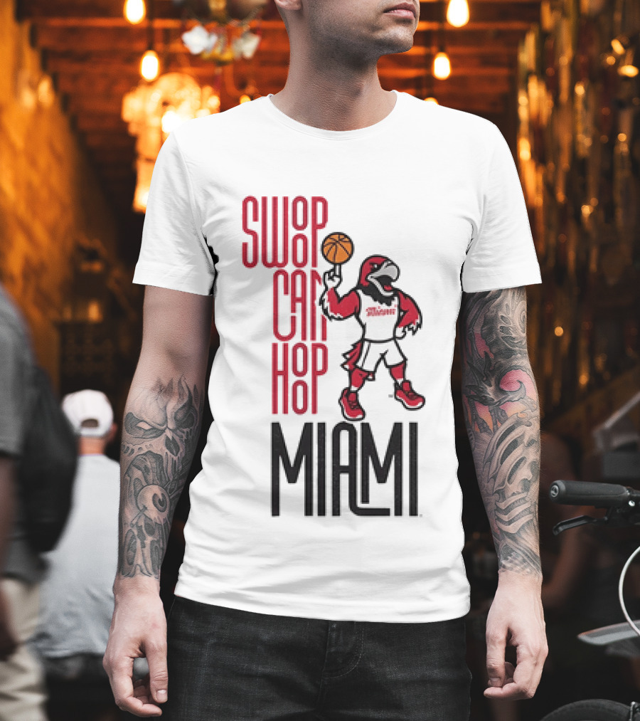 Swoop Can Hoop Miami RedHawks Basketball T-Shirt