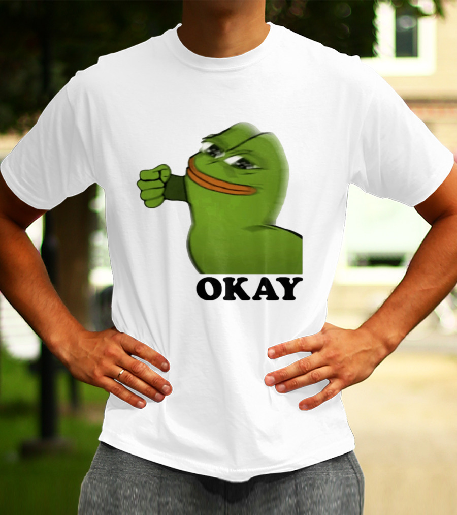 Okay Pepe Frog Punching Nazis Kid T-Shirt