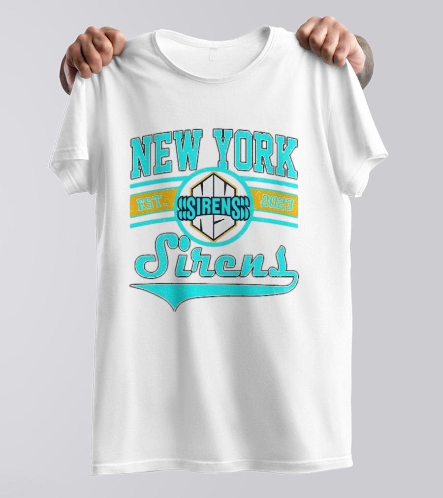New York Sirens Women's Hockey Team Est 2023 T-Shirt