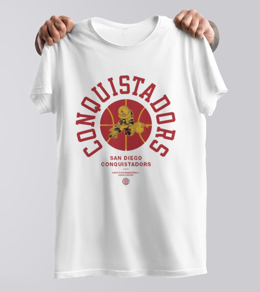 San Diego Conquistadors Throwback American Basketball Association T-Shirt