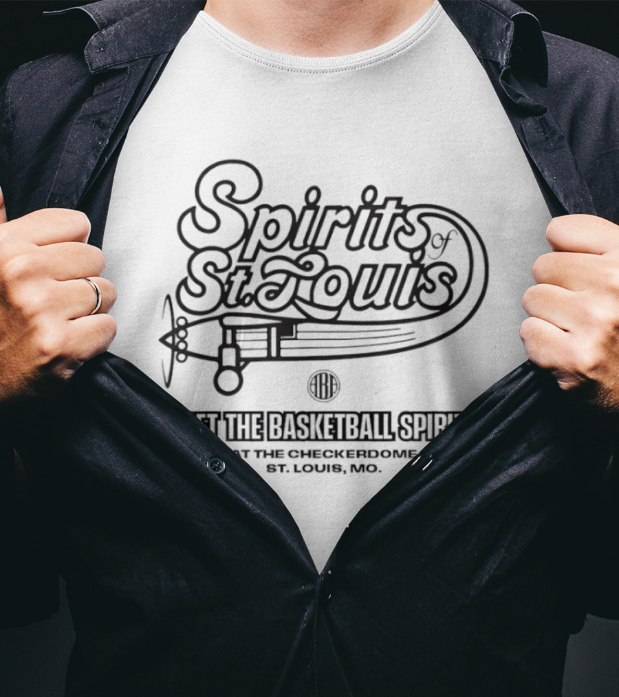 Spirits Of St. Louis Get The Basketball Spirit At The Checkerdome St. Louis MO T-Shirt
