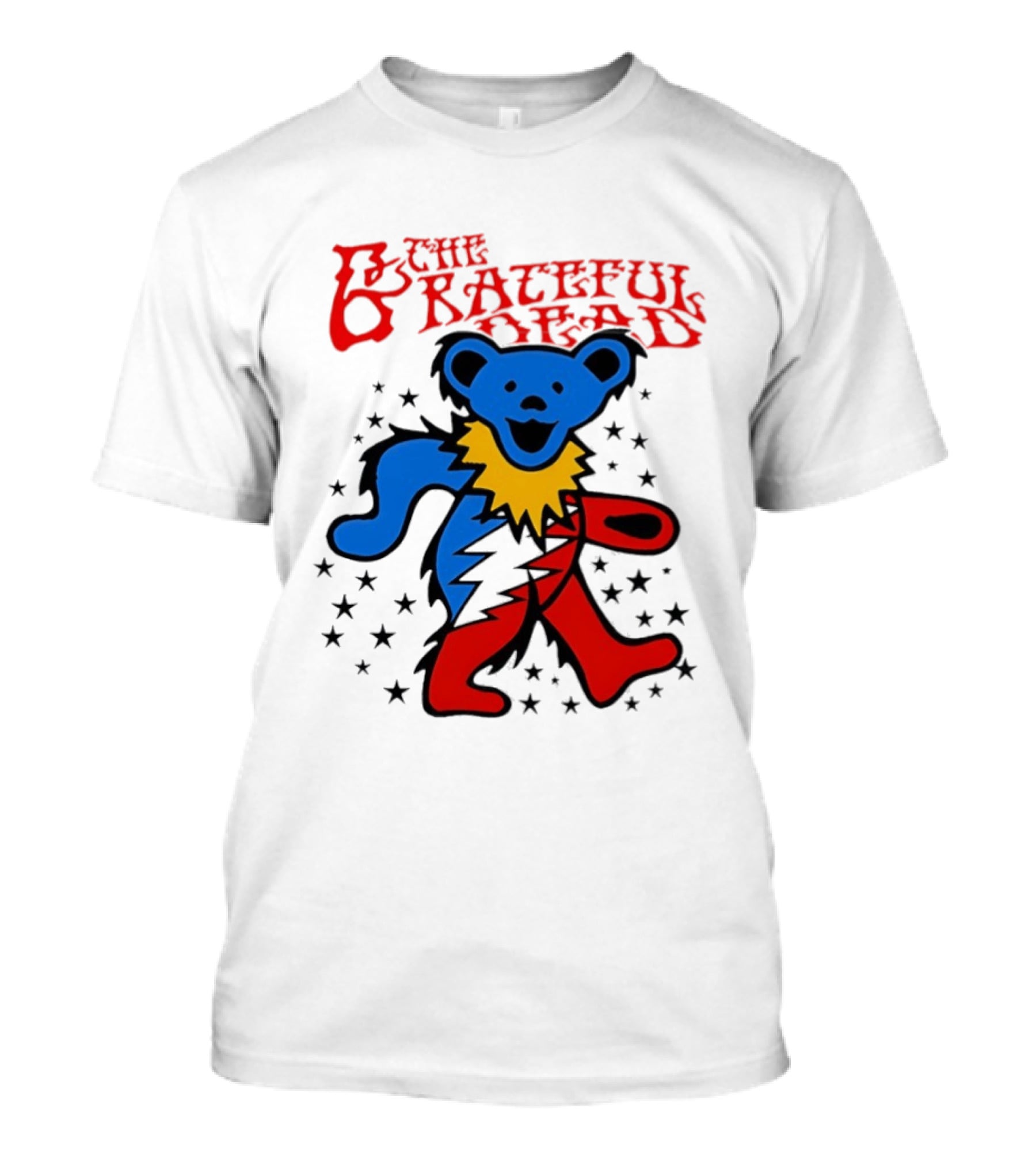 Grateful Dead Dancing Bear Stars Jordan Betts Handyman T-Shirt