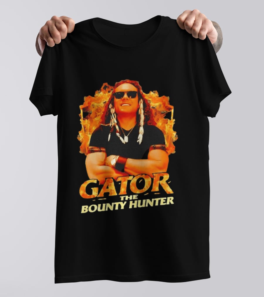 Gator The Bounty Hunter Flame T-Shirt