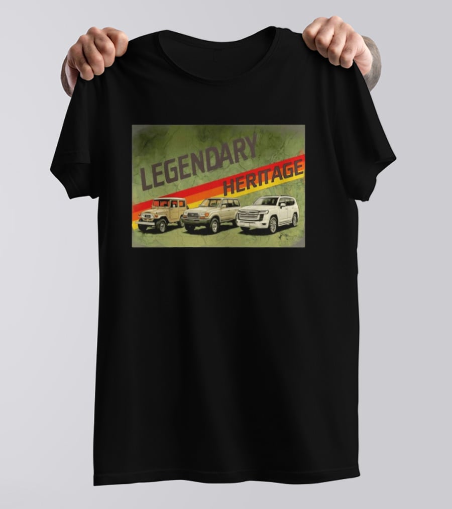 Legendary Heritage Classic And Modern SUV Evolution T-Shirt