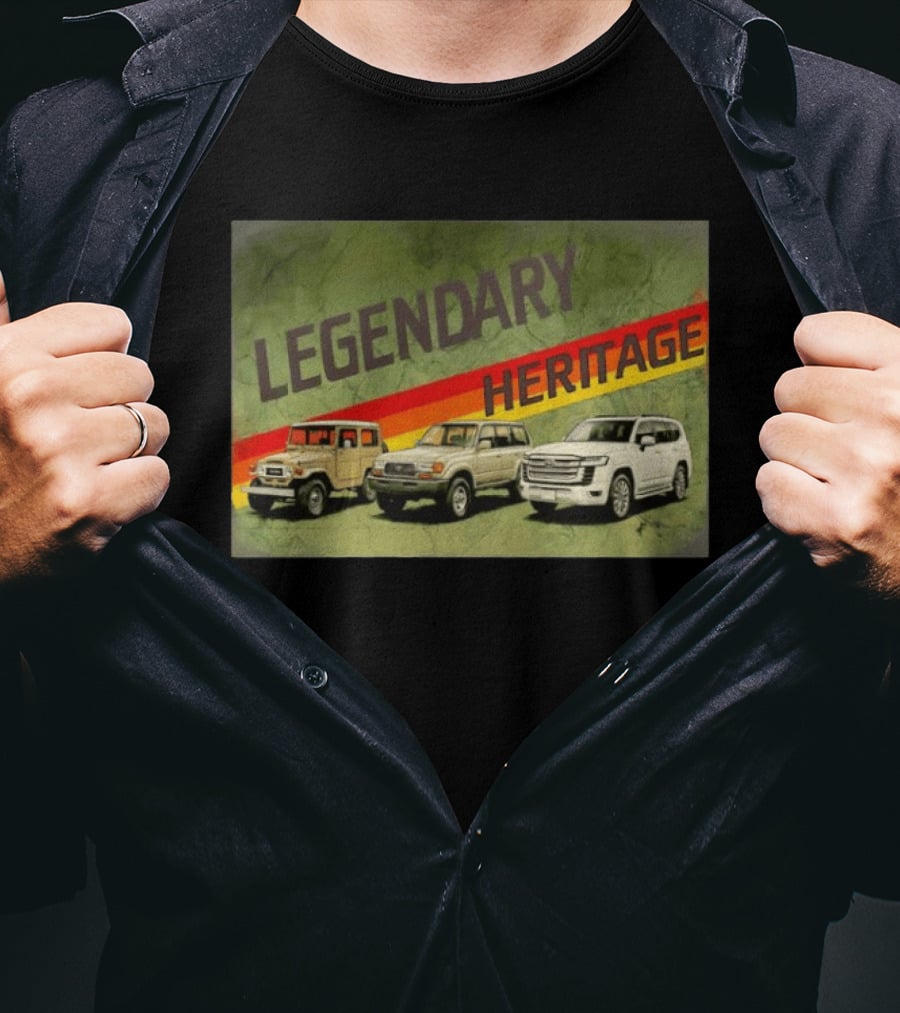 Legendary Heritage Classic And Modern SUV Evolution T-Shirt