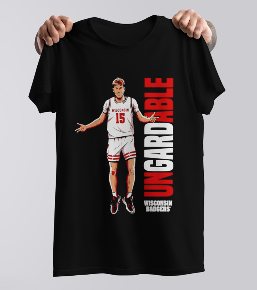 Isaac Gard Wisconsin Badgers Ungardable Basketball Player 15 T-Shirt