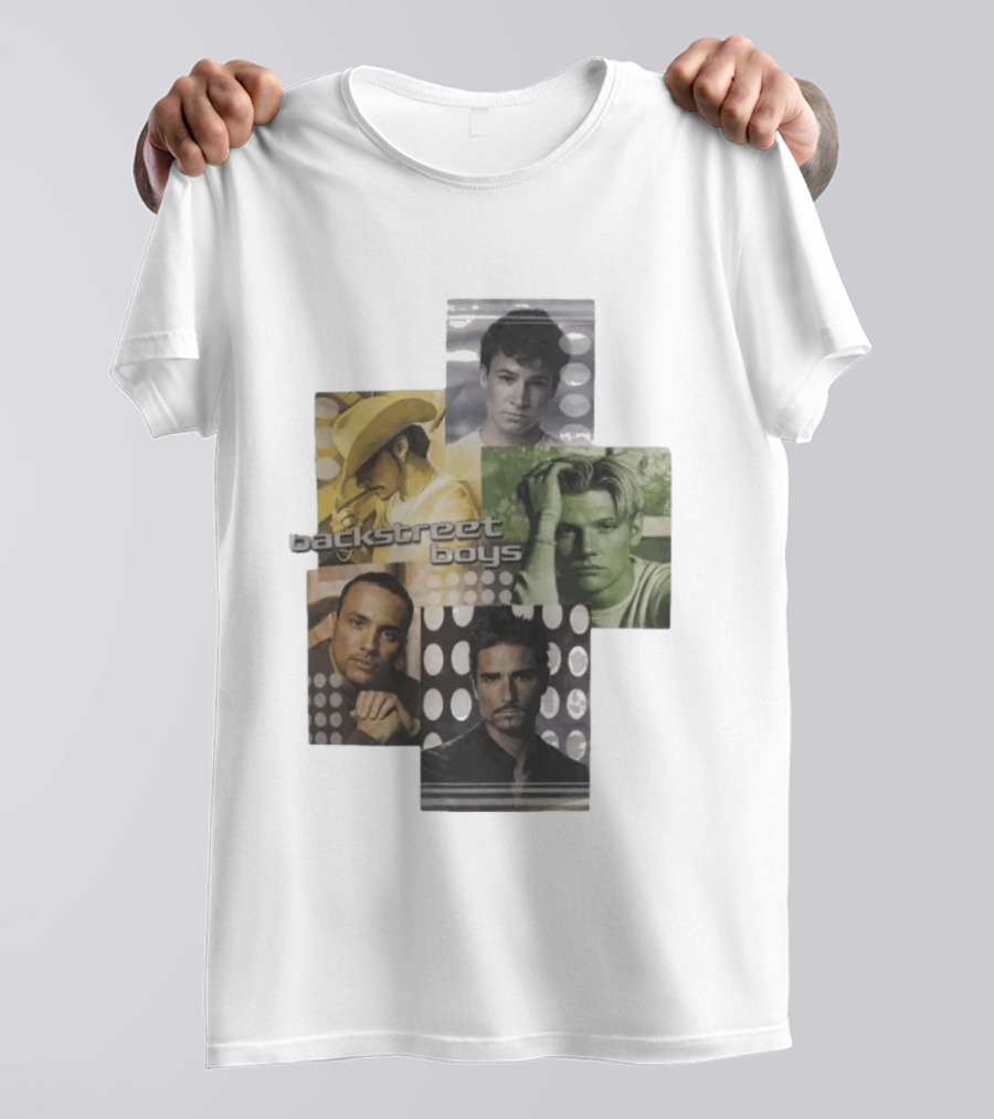 Backstreet Boys Vintage 2000s Collage Retro Aesthetic T-Shirt