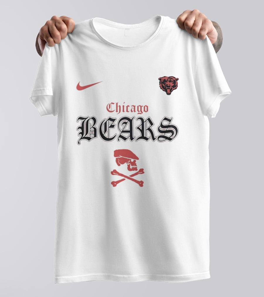 Nike Chicago Bears Dropkick Murphys Skull T-Shirt