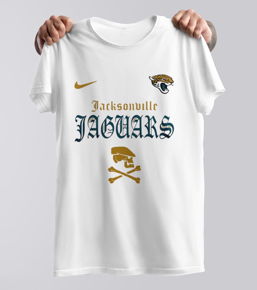 Jacksonville Jaguars Nike Dropkick Murphys Skull T-Shirt