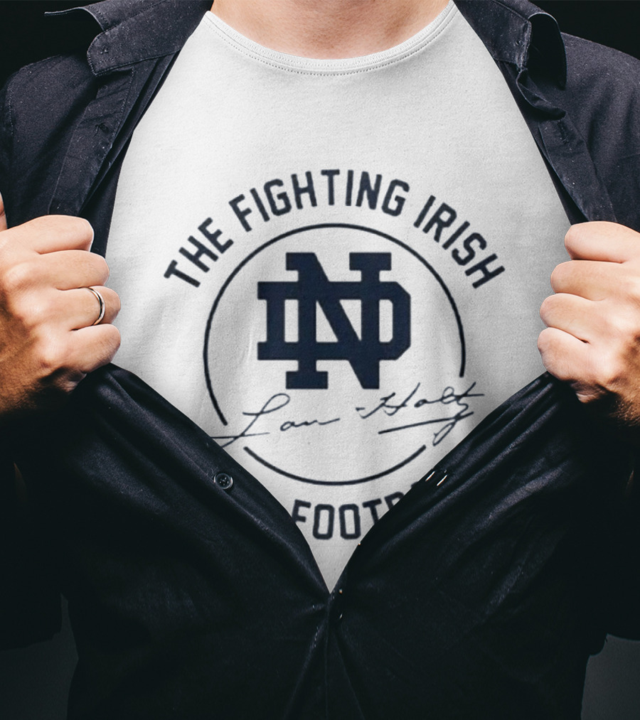 The Fighting Irish ND Lou Holtz Mr Football T-Shirt