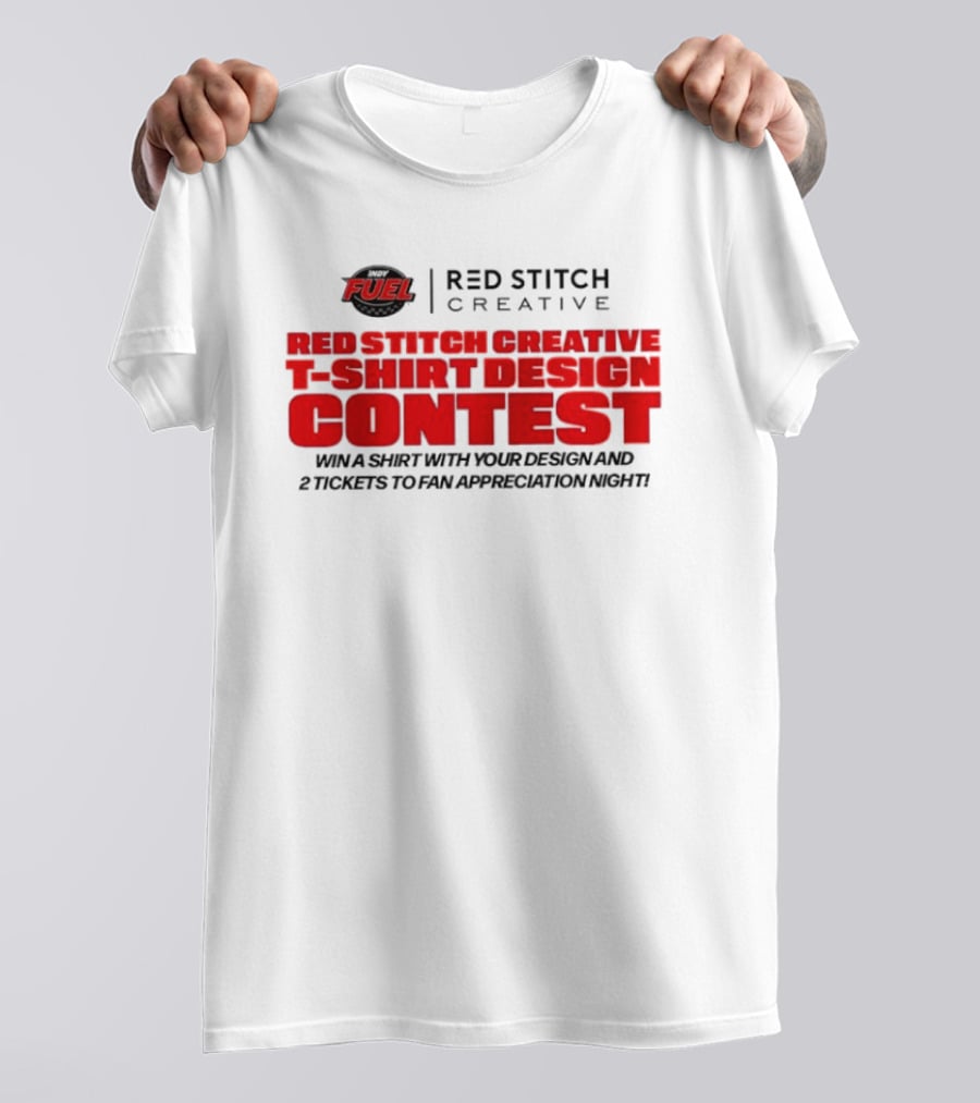 Fuel Red Stitch Creative Contest Win Fan Appreciation Night Tickets T-Shirt