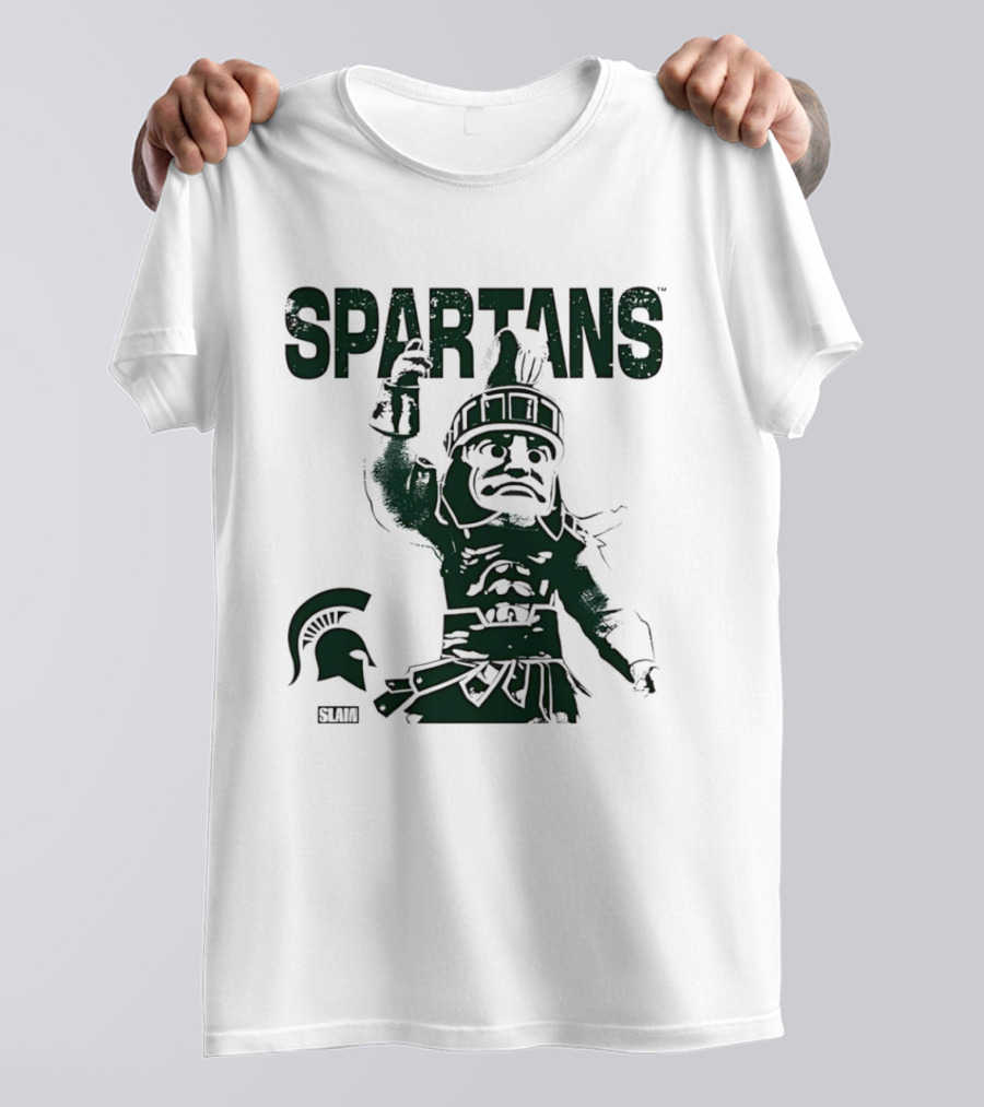 Michigan State Spartans Vintage Logo Mode Slam T-Shirt