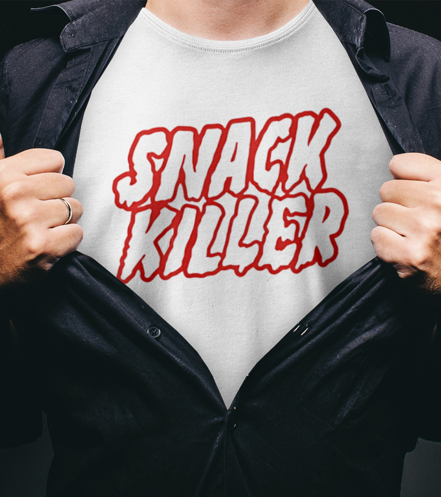 Seventeen Snack Killer Bold Red T-Shirt