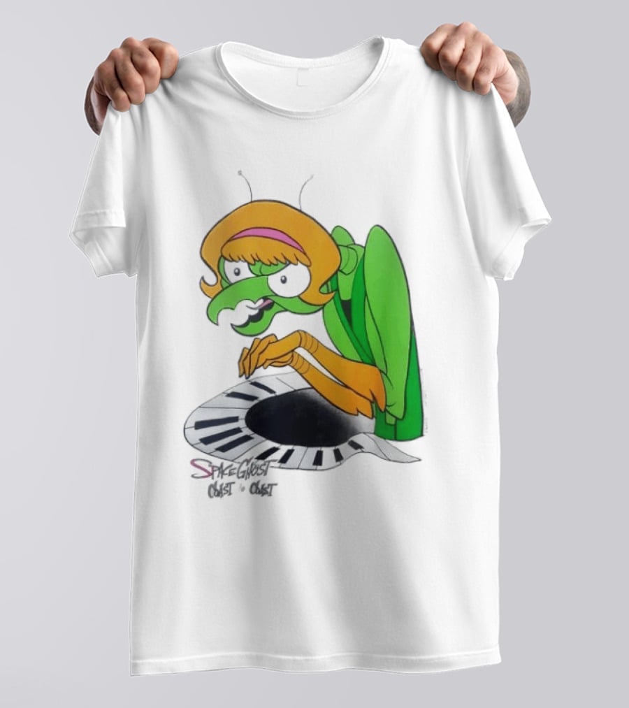 Space Ghost Coast To Coast Zorak Playing Piano T-Shirt