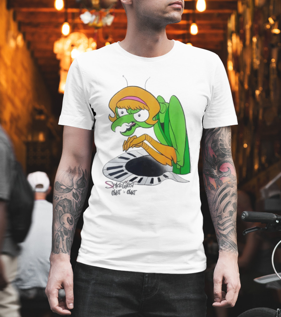 Space Ghost Coast To Coast Zorak Playing Piano T-Shirt