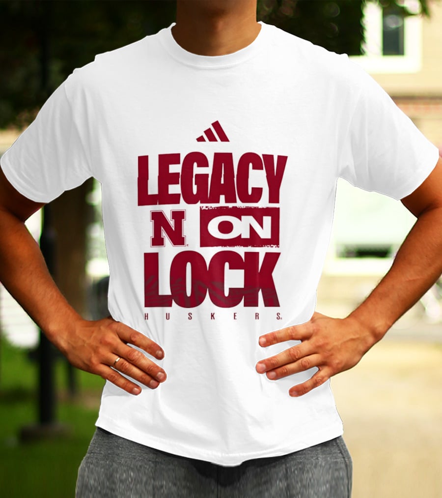 Nebraska Cornhuskers Legacy N On Lock Huskers T-Shirt