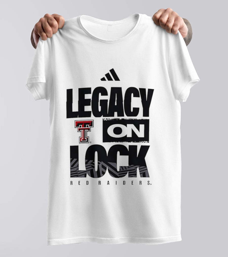 Texas Tech Red Raiders Legacy On Lock Adidas T-Shirt