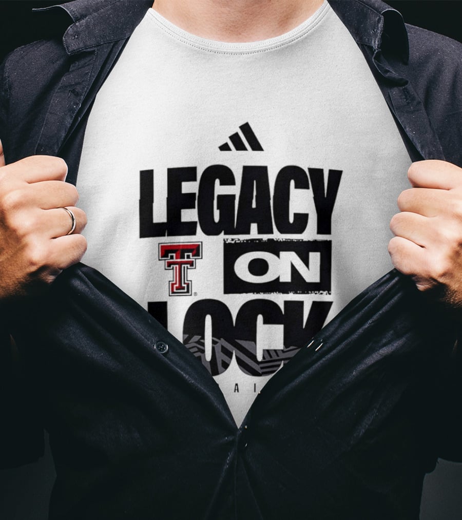 Texas Tech Red Raiders Legacy On Lock Adidas T-Shirt