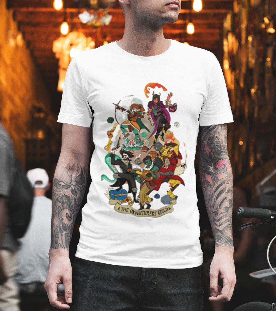 The Oxventurers Guild Dungeons And Dragons Adventure Crew T-Shirt