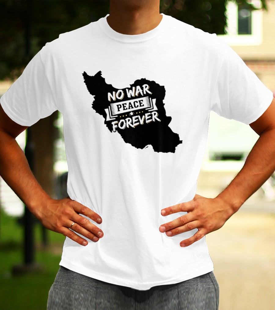 No War Peace Forever Map T-Shirt