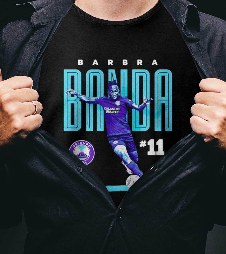 Barbra Banda Orlando Pride #11 Bitmap Player Soccer T-Shirt