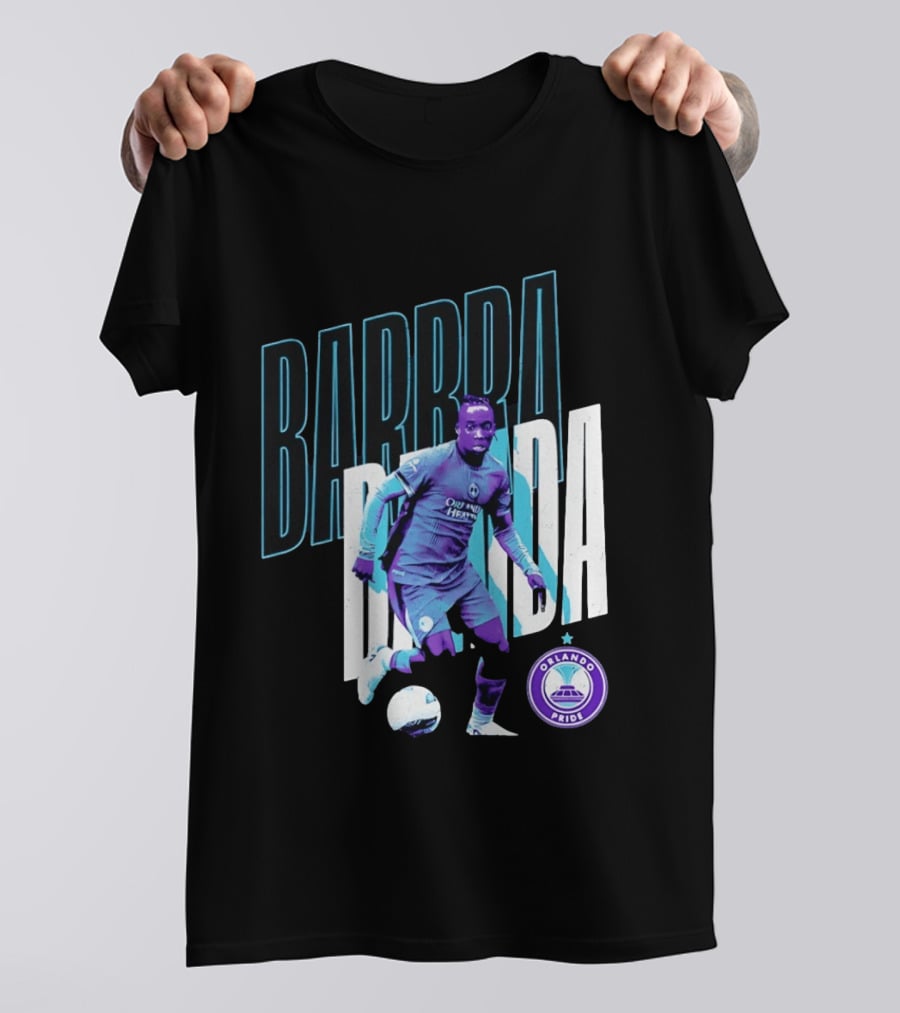 Barbra Banda Orlando Pride Soccer Player Action Pose T-Shirt