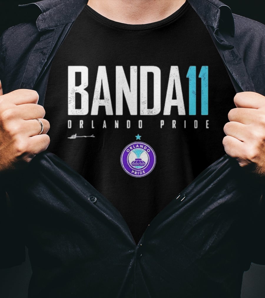 Banda 11 Orlando Pride NWSL Elite Soccer Fan Gear T-Shirt