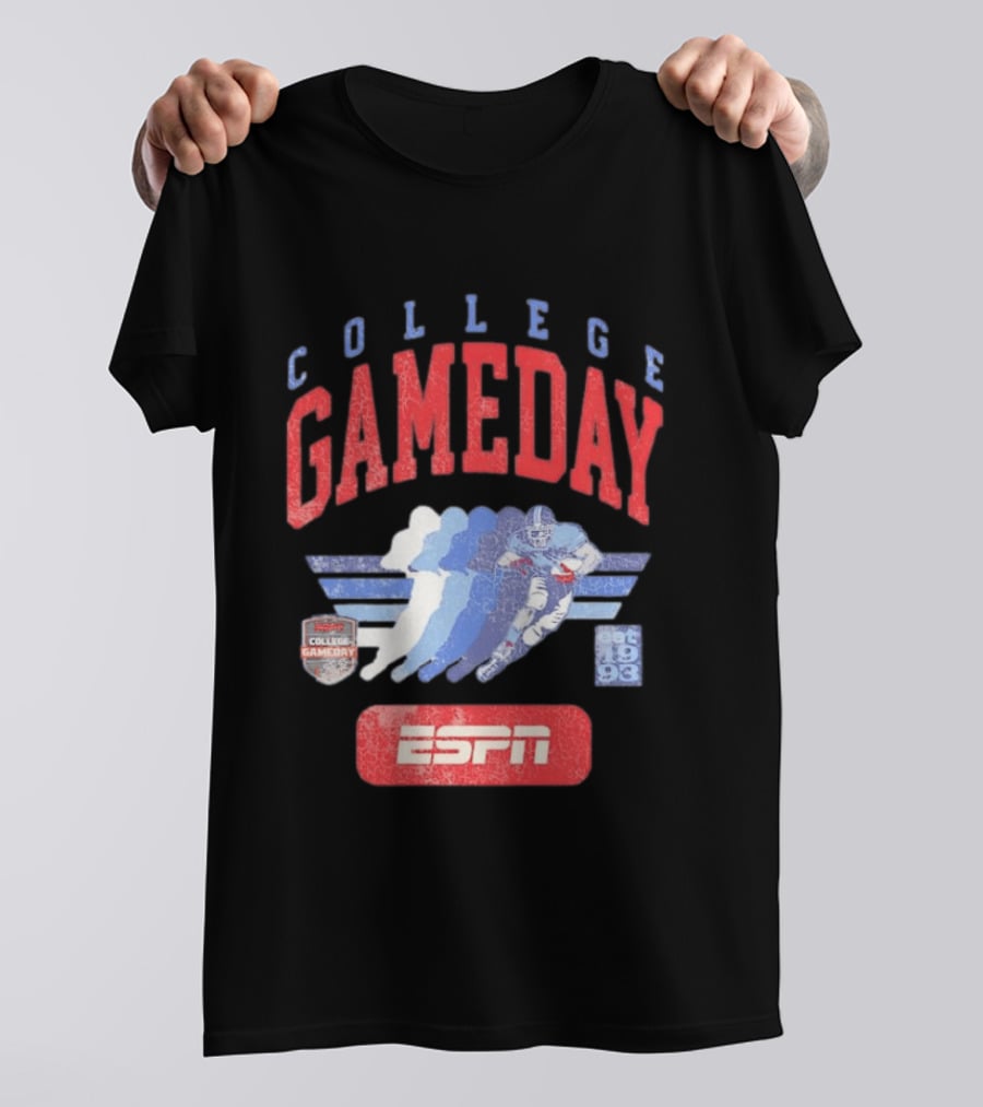 College GameDay Running Est 1993 ESPN Football T-Shirt