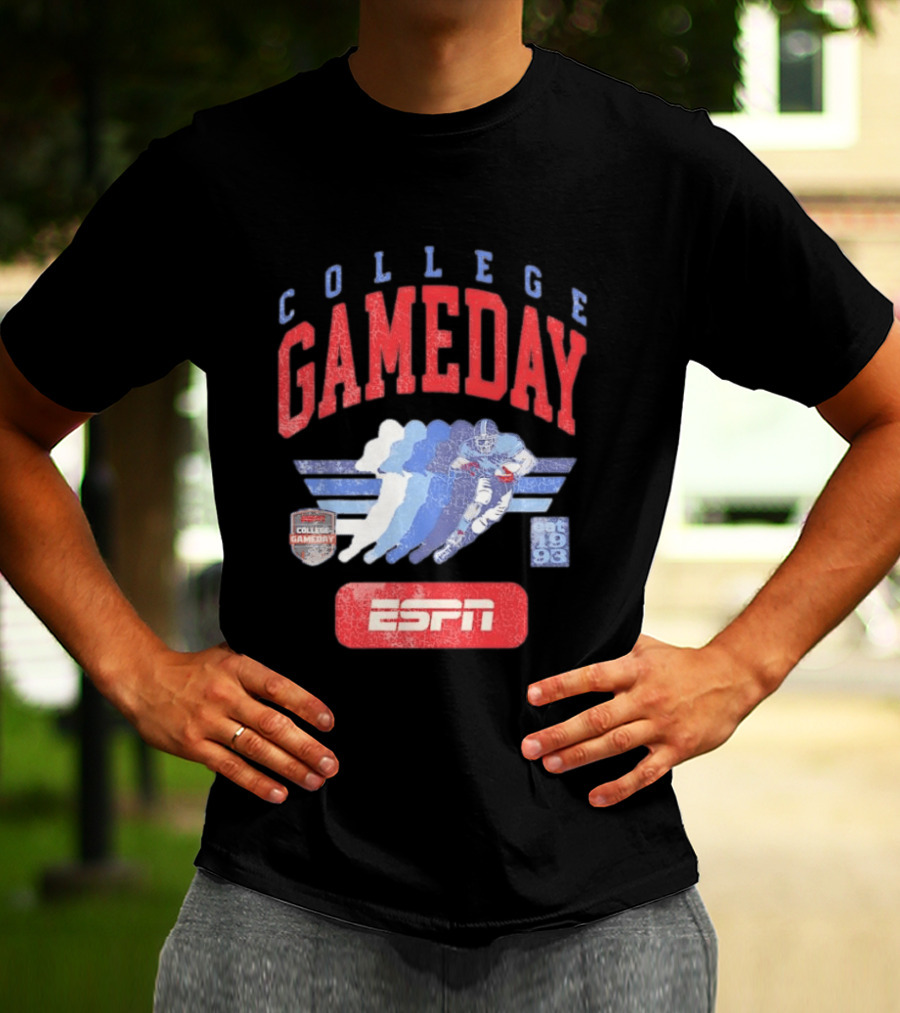 College GameDay Running Est 1993 ESPN Football T-Shirt
