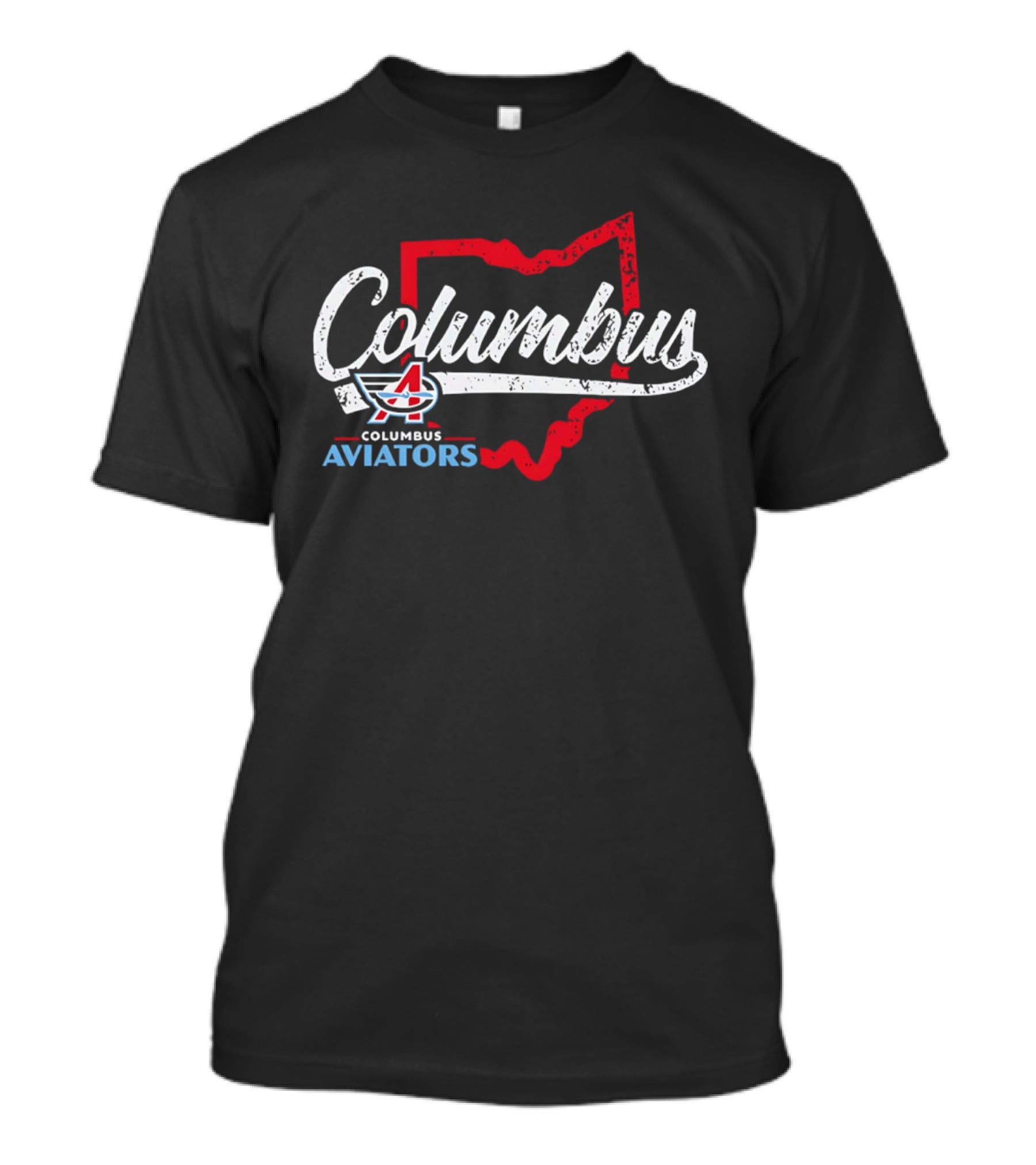 Columbus Aviators Ohio State Map '26 T-Shirt
