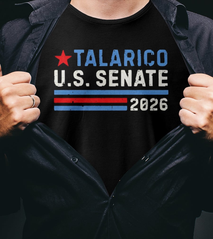 Talarico U.S. Senate 2026 Campaign Star And Stripes T-Shirt