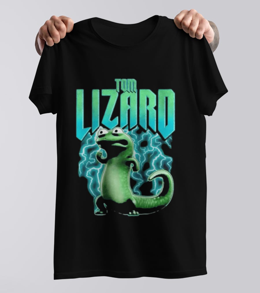 Tom Lizard Animated Lightning Character Disney Hoppers T-Shirt