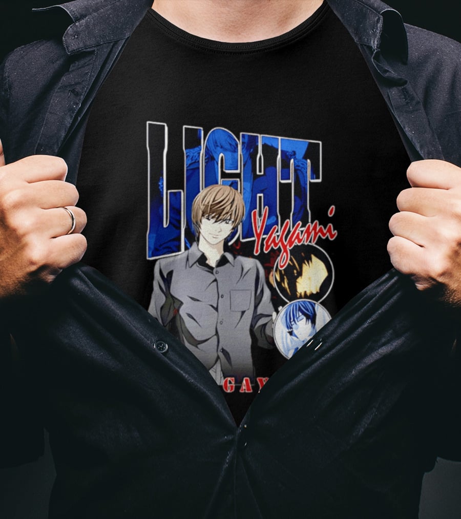 Yagami Light I'm A Gay Too Anime Manga T-Shirt