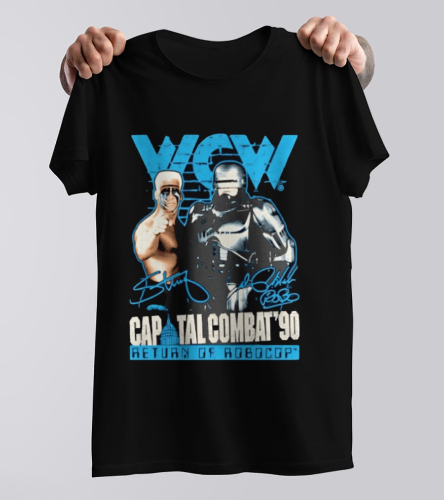 WCW Capital Combat 90 Return Of Robocop T-Shirt