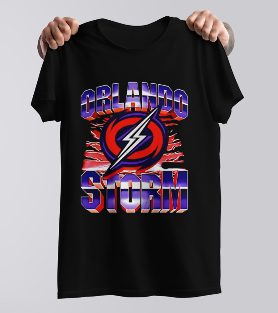 Orlando Storm UFL Lightning Bolt T-Shirt