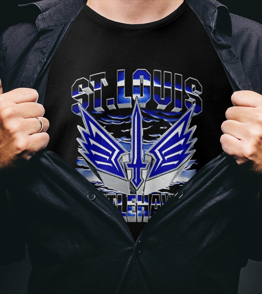 St. Louis Battlehawks Winged Sword T-Shirt