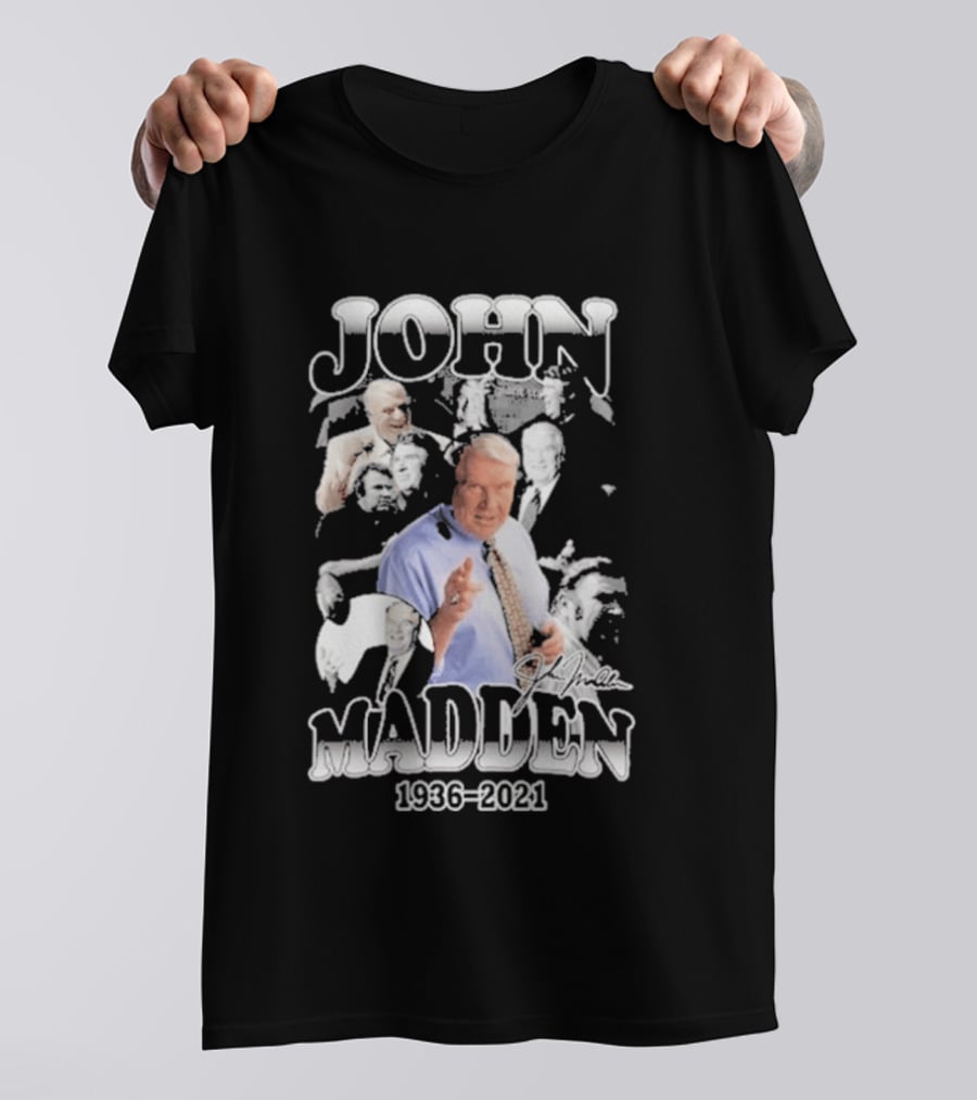 John Madden 1936 2021 Tribute Kenneth Walker T-Shirt