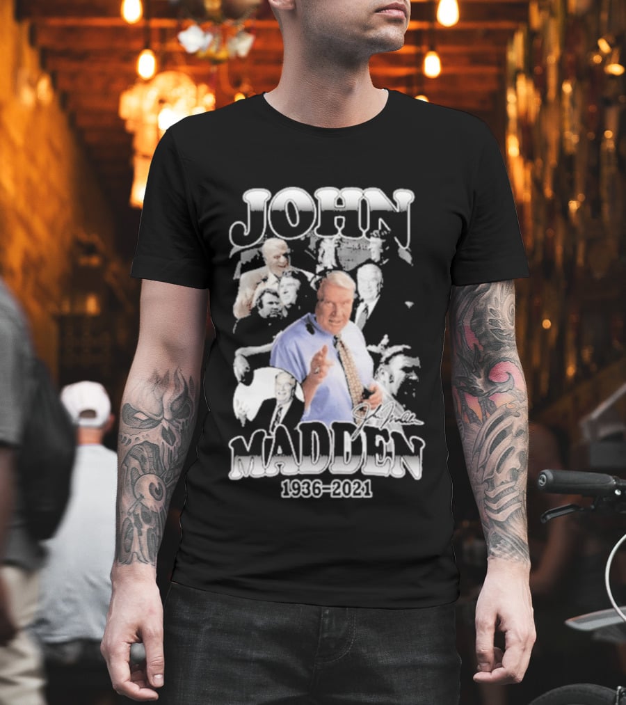 John Madden 1936 2021 Tribute Kenneth Walker T-Shirt