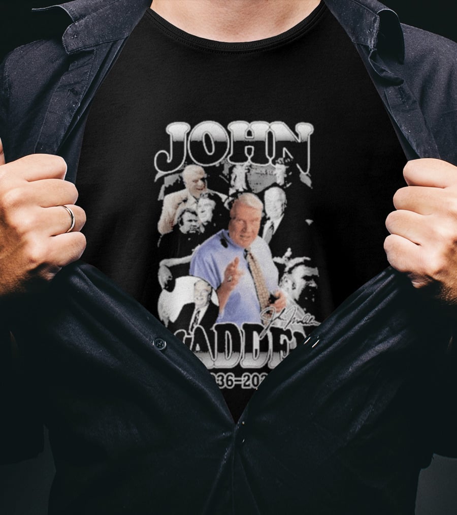 John Madden 1936 2021 Tribute Kenneth Walker T-Shirt