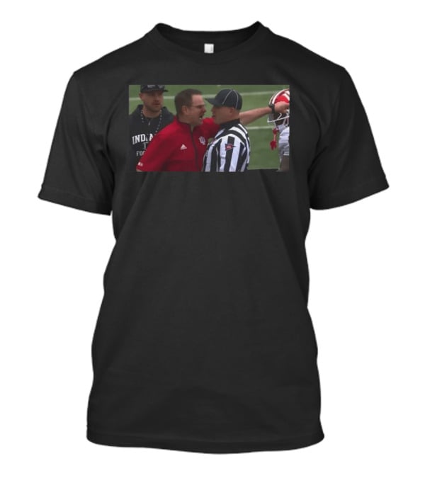 Curt Cignetti Indiana Football Referee Confrontation T-Shirt