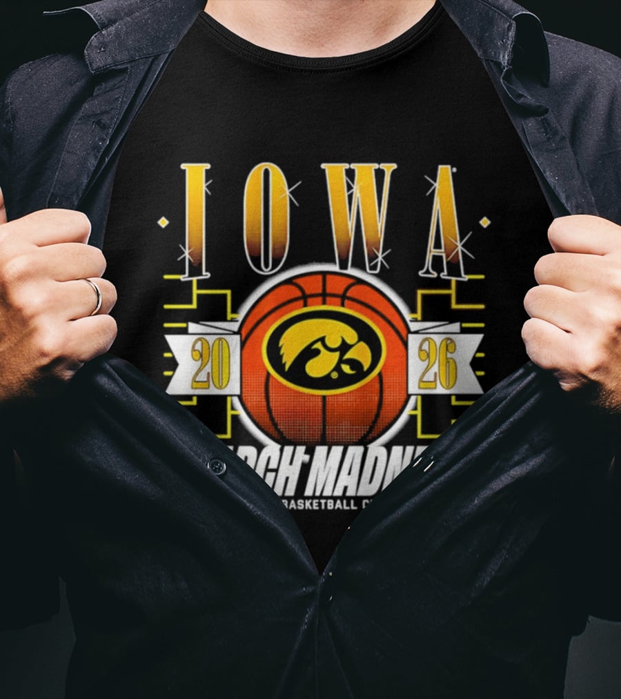 Iowa Hawkeyes 2026 NCAA Men's Basketball Championship March Madness T-Shirt