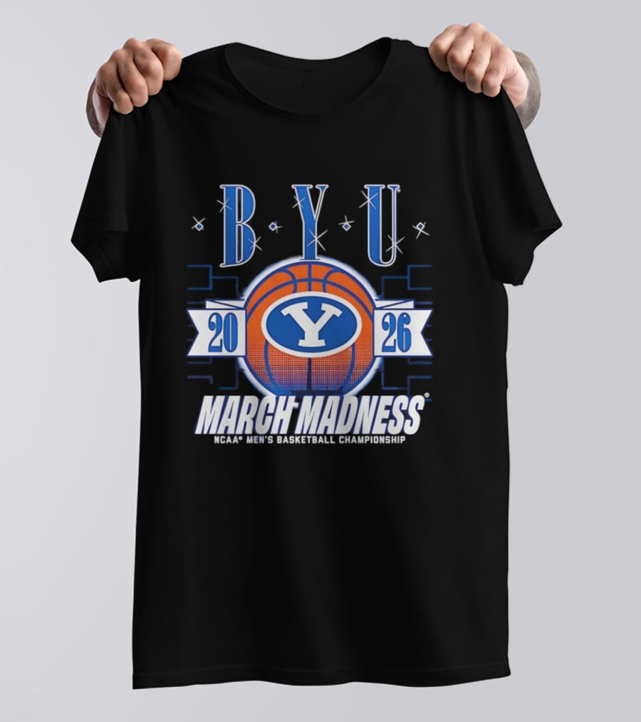 BYU Cougars 2026 NCAA Men's Basketball Championship March Madness T-Shirt