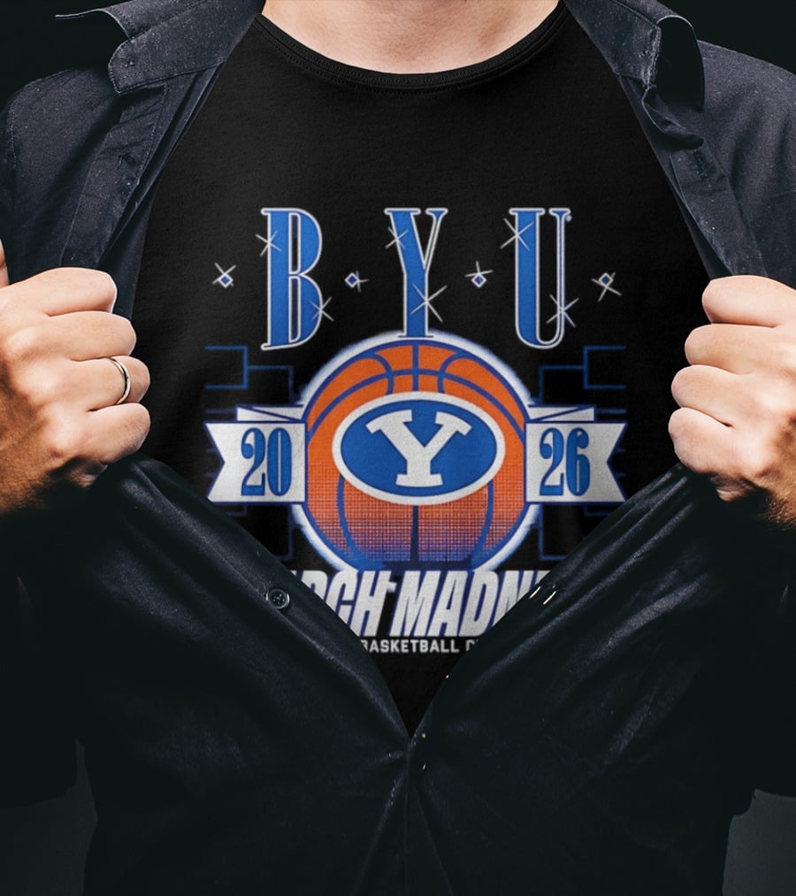 BYU Cougars 2026 NCAA Men's Basketball Championship March Madness T-Shirt