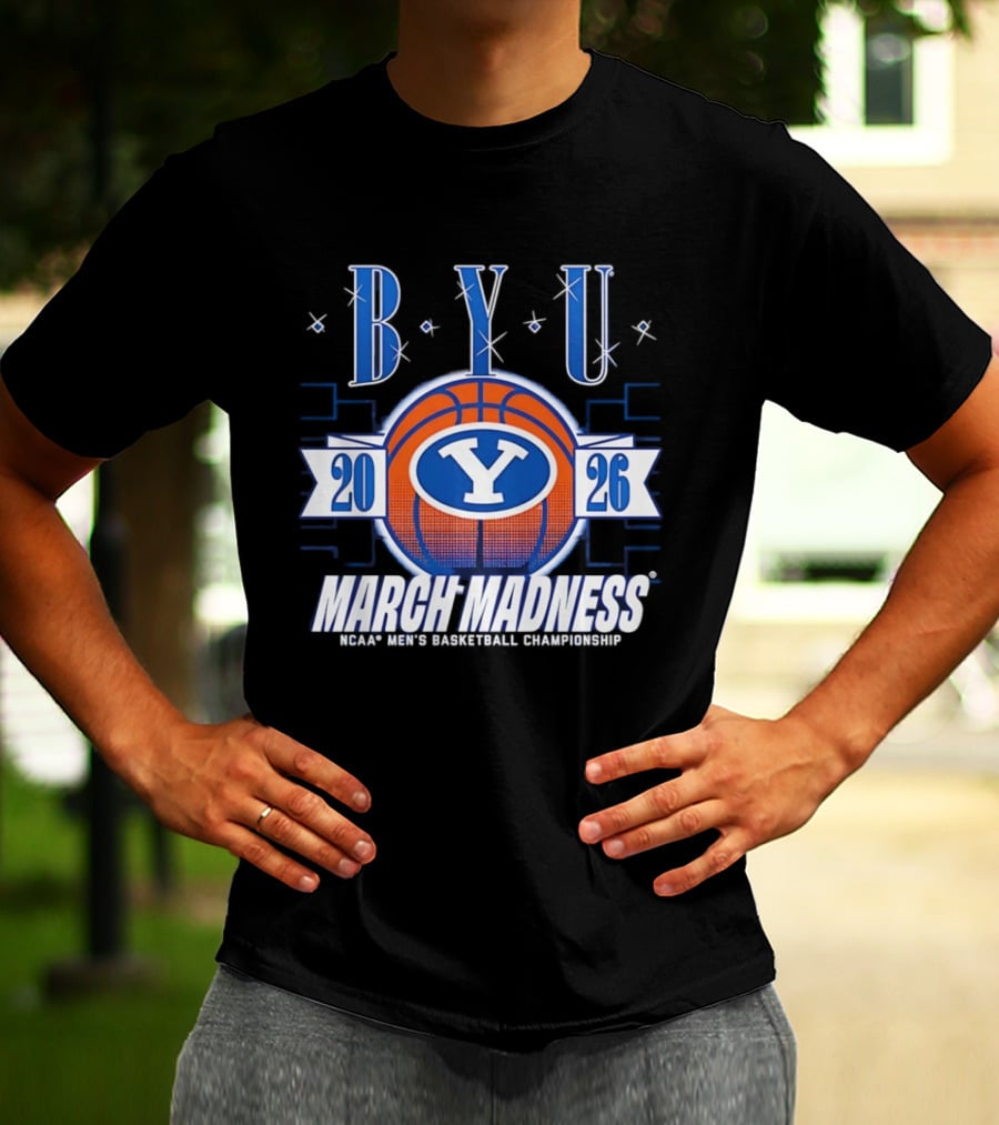 BYU Cougars 2026 NCAA Men's Basketball Championship March Madness T-Shirt